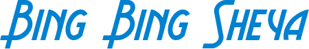 Bing Bing Sheya